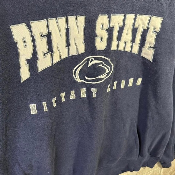 Colosseum navy Penn State Nittany Lions crewneck sweatshirt XL Men's Embroidered - Picture 3 of 7